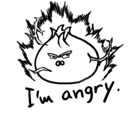 The steamed meat bun sticker #6599032