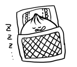 The steamed meat bun sticker #6599055