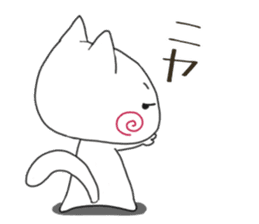 Sticker.spiral cat sticker #6600214