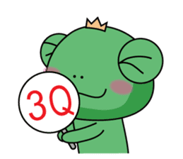 Frog Prince of life thing sticker #6600393