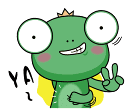 Frog Prince of life thing sticker #6600399