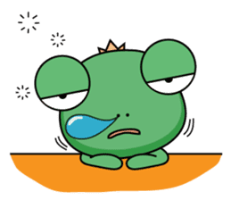 Frog Prince of life thing sticker #6600407