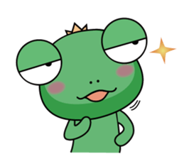 Frog Prince of life thing sticker #6600408