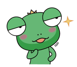Frog Prince of life thing sticker #6600408
