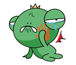 Frog Prince of life thing sticker #6600410