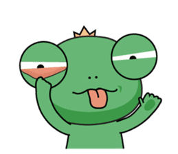 Frog Prince of life thing sticker #6600420