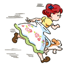 Teacup Girl Sticker sticker #6600992