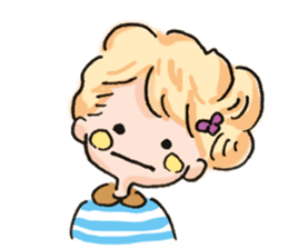 Teacup Girl Sticker sticker #6601001