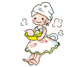 Teacup Girl Sticker sticker #6601006