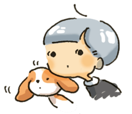 Teacup Girl Sticker sticker #6601016