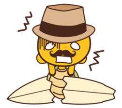 Surfer Kamekichi sticker #6601953