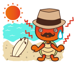 Surfer Kamekichi sticker #6601966