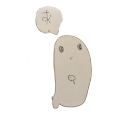 Akane of 5-year-old painting Sticker sticker #6602648