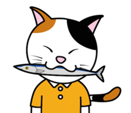 The calico cat sticker #6602868