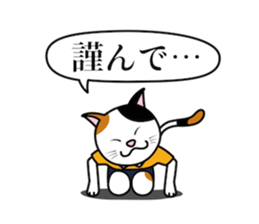 The calico cat sticker #6602870