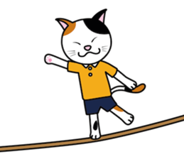 The calico cat sticker #6602880