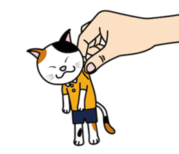 The calico cat sticker #6602884