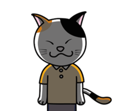 The calico cat sticker #6602894