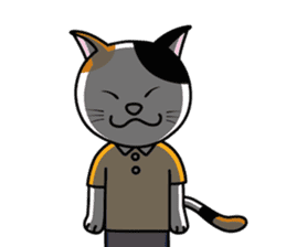 The calico cat sticker #6602894