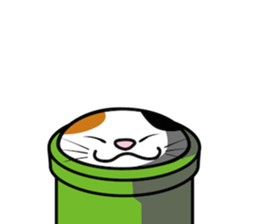 The calico cat sticker #6602902