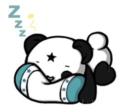 Funny Panda HOSSY. sticker #6603745