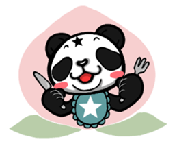 Funny Panda HOSSY. sticker #6603748