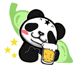 Funny Panda HOSSY. sticker #6603749