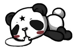 Funny Panda HOSSY. sticker #6603751