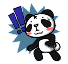 Funny Panda HOSSY. sticker #6603752