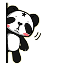 Funny Panda HOSSY. sticker #6603756