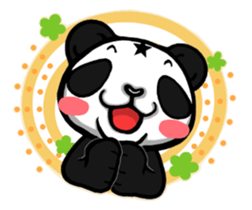 Funny Panda HOSSY. sticker #6603759