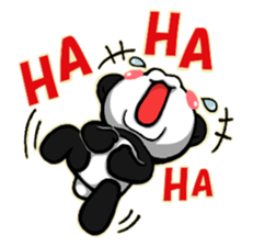 Funny Panda HOSSY. sticker #6603762