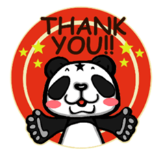Funny Panda HOSSY. sticker #6603776