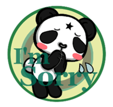 Funny Panda HOSSY. sticker #6603777