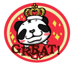Funny Panda HOSSY. sticker #6603778