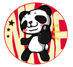 Funny Panda HOSSY. sticker #6603779
