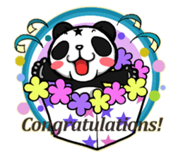 Funny Panda HOSSY. sticker #6603780