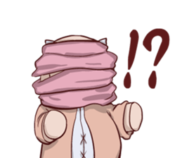 Round guy's face2 sticker #6604185