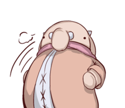 Round guy's face2 sticker #6604189