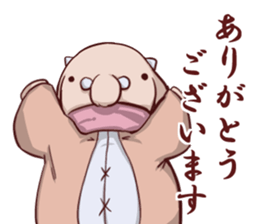 Round guy's face2 sticker #6604207