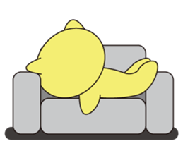 kiiro's relaxing days sticker #6604384