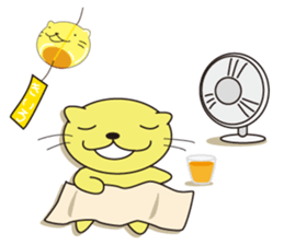 kiiro's relaxing days sticker #6604389
