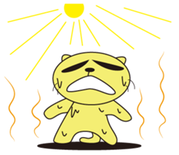 kiiro's relaxing days sticker #6604395