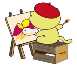 kiiro's relaxing days sticker #6604422