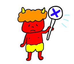 Gentle devil sticker #6604574