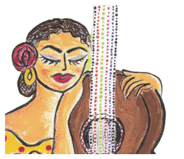 Spanish and Flamenco sticker sticker #6604874