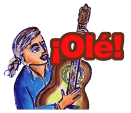 Spanish and Flamenco sticker sticker #6604889