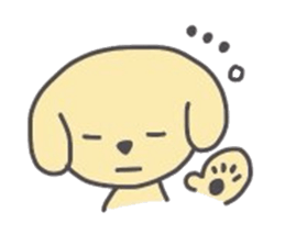 golden retriever, John sticker #6604944