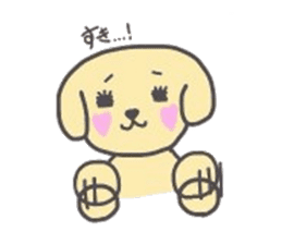 golden retriever, John sticker #6604945