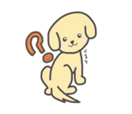 golden retriever, John sticker #6604946